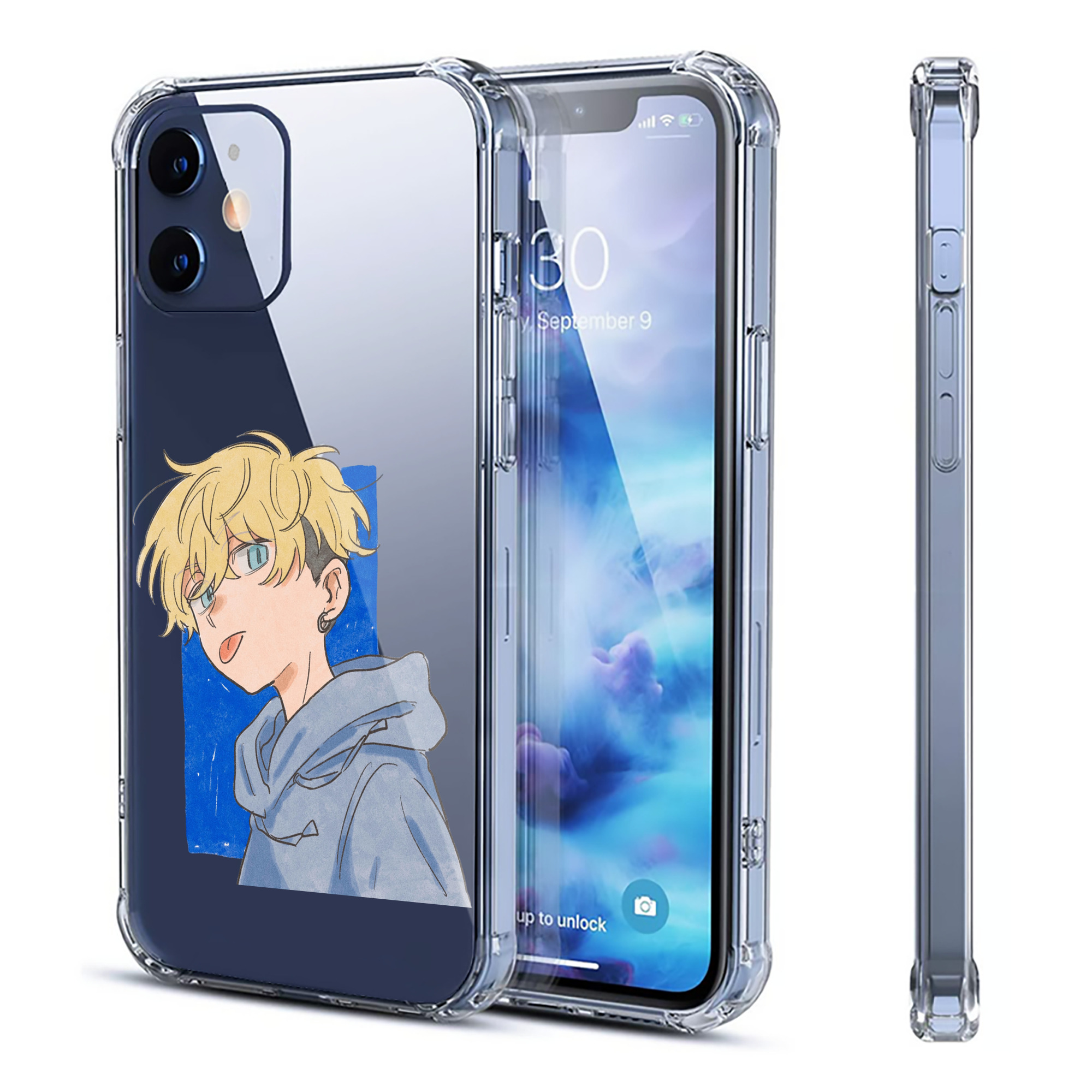 （画像用） 東京リベンジャーズ Tokyo Revengers 【iPhone 12シリーズ対応】透明スマホケース（クリアソフトケース）